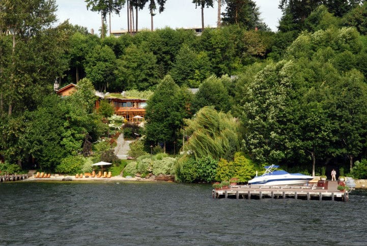 Bill Gates Anwesen am Lake Washington