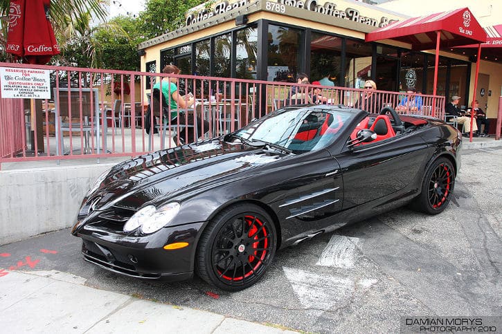 Prinz Marcus von Anhalt SLR McLaren Roadster.