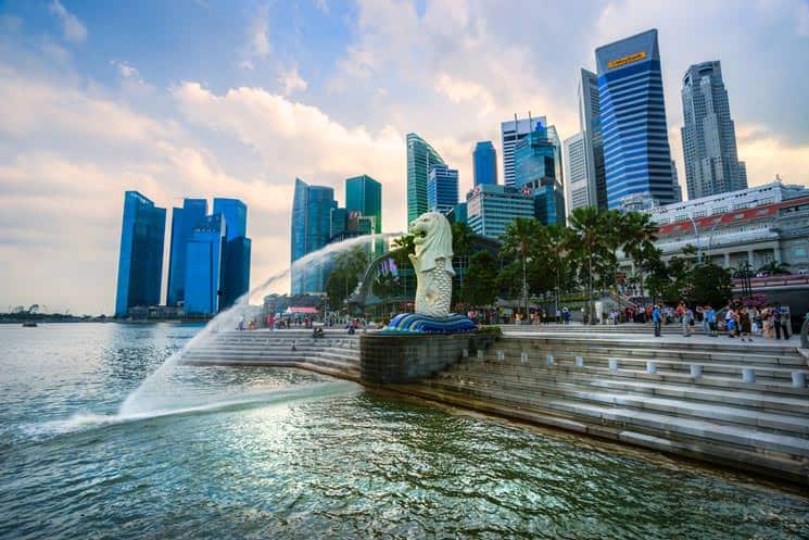 Skyline-von-Singapur