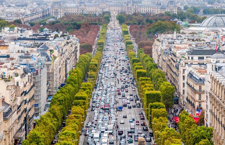 Shopping in der Champs-Élysées
