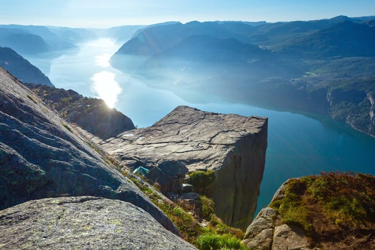 Preikestolen-Felsplattform-in-Rogaland-in-Norwegen