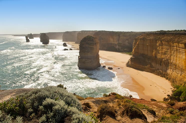 Twelve-Apostles-Kalksteinfelsen-in-Australien