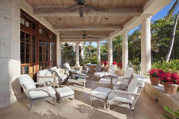 Paradiesische Villa mit Privatstrand für 186 Millionen Euro in Florida