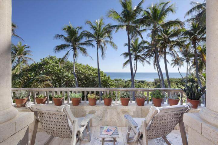 Paradiesische Villa mit Privatstrand für 186 Millionen Euro in Florida