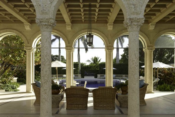 Renaissance-Villa mit Geheimtunnel und Theater für 130 Millionen Euro in Florida
