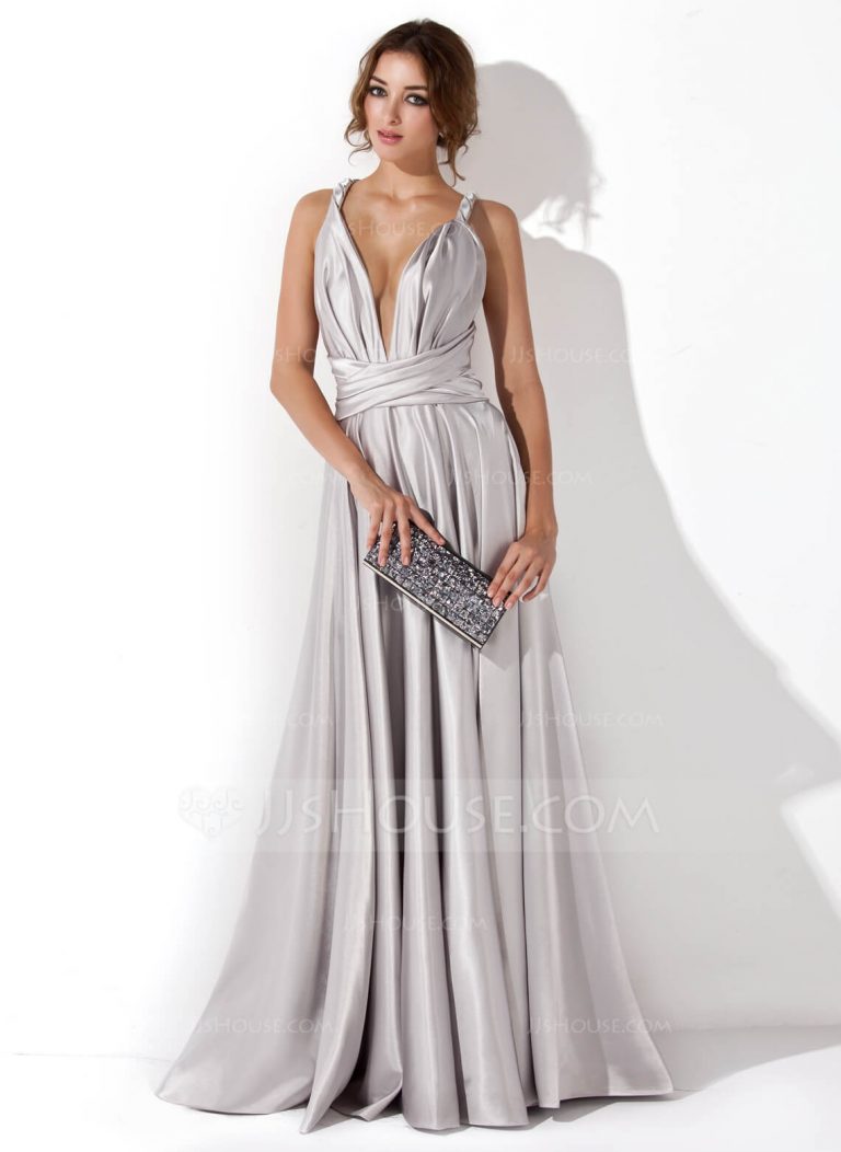 Abendkleid mit Rüschen