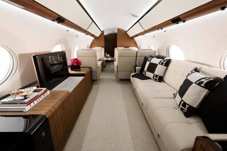 Mit dem Gulfstream G650ER auf privatem Spitzenflug