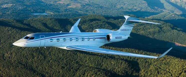 Mit dem Gulfstream G650ER auf privatem Spitzenflug