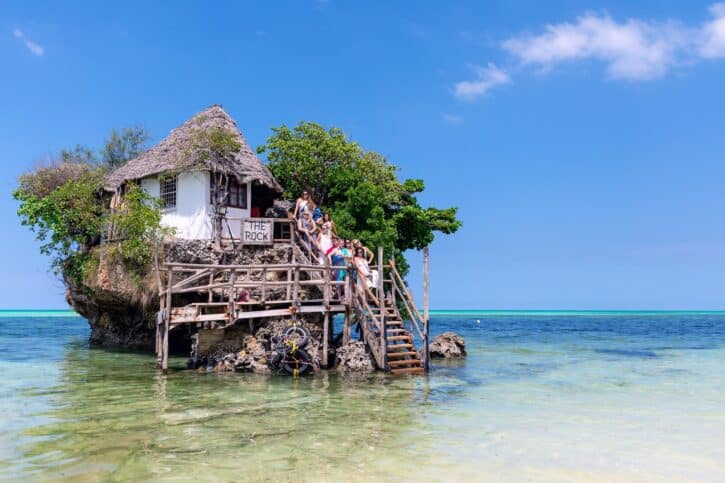 Exklusiver Urlaub auf Sansibar – Restaurant The Rock