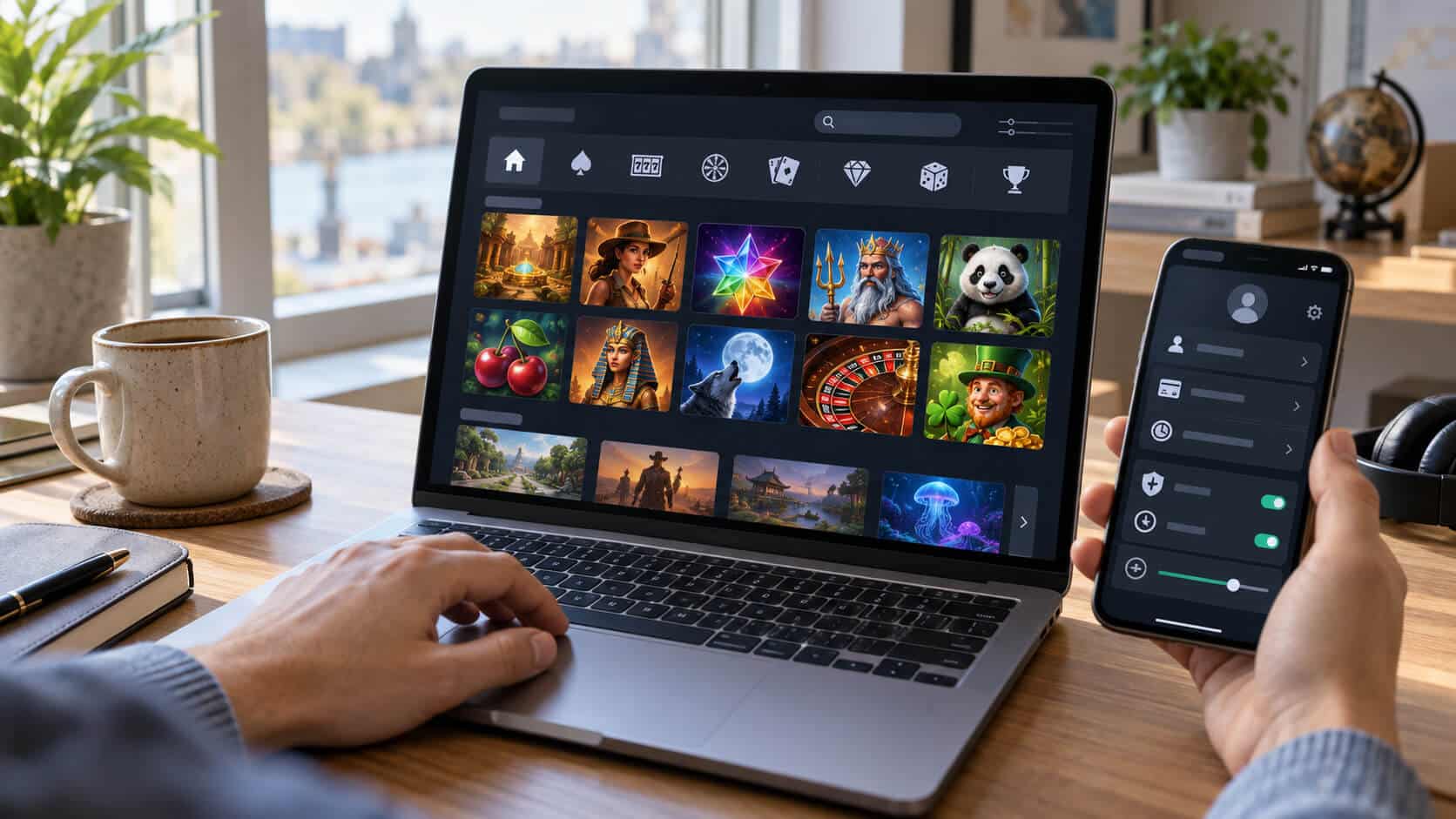 Spielauswahl und Kontofunktionen bei Iris Casino Spielauswahl und Kontofunktionen bei Iris Casino