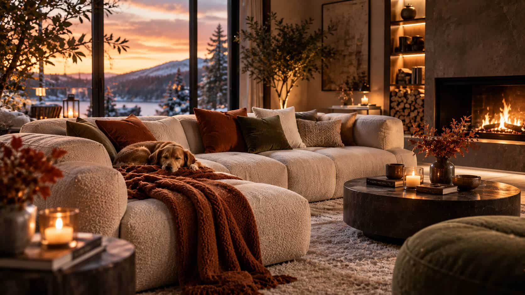 Sofa-Trends für Herbst und Winter: Materialien und Formen für ein gemütliches Wohnzimmer Sofa-Trends für Herbst und Winter: Materialien und Formen für ein gemütliches Wohnzimmer